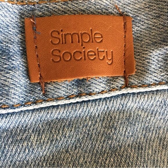 SIMPLE SOCIETY BUTTON FLY HIGH WAIST JEANS - Picture 10 of 11
